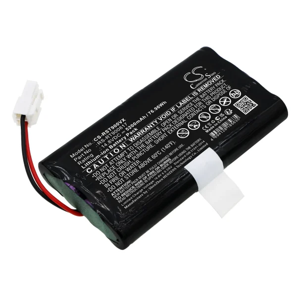 Rowenta RR8021, RR8037, RR8043, RR8147, RR8155 Series Replacement Battery 5200mAh / 76.96Wh - Image 4