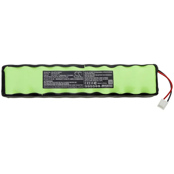 Rowenta RH8770WU/2D1, RH877101/2D1, RH877101/8M0, RH877101/9A0, RH877101/9A2 Series Replacement Battery 3000mAh / 72.00Wh