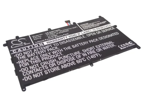 Samsung Galaxy Tab 8.9, GT-P7300, GT-P7310, GT-P7320 Replacement Battery 6100mAh / 22.57Wh - Image 5