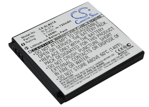 Samsung ST50, ST500, ST550, ST600, TL100, TL205 Series Replacement Battery 720mAh / 2.66Wh - Image 4