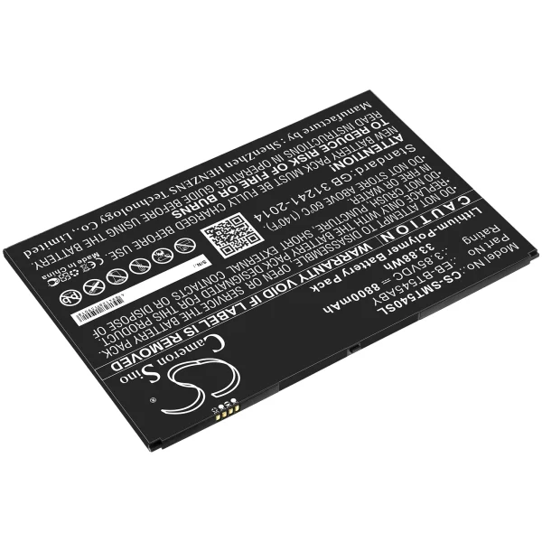 Samsung SM-T540, SM-T545, SM-T547, Tab Active Pro, Tab Active Pro 10.1 Replacement Battery 8800mAh / 33.88Wh - Image 2