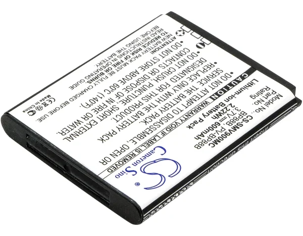 Samsung EC-MV900FBPWUS, MV900, MV900F Series Replacement Battery 600mAh - Image 2