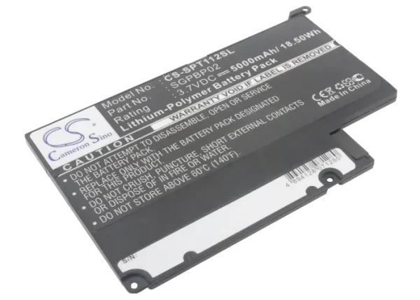 Sony SGPT111CN, SGPT112CN, Tablet S1, Tablet S2 Replacement Battery 5000mAh / 18.50Wh - Image 3