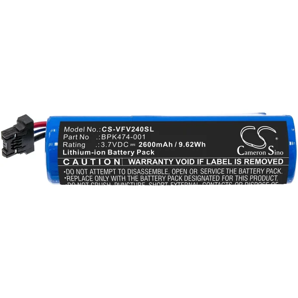 VeriFone 3GBWC, V240m Plus Replacement Battery 2600mAh / 9.62Wh