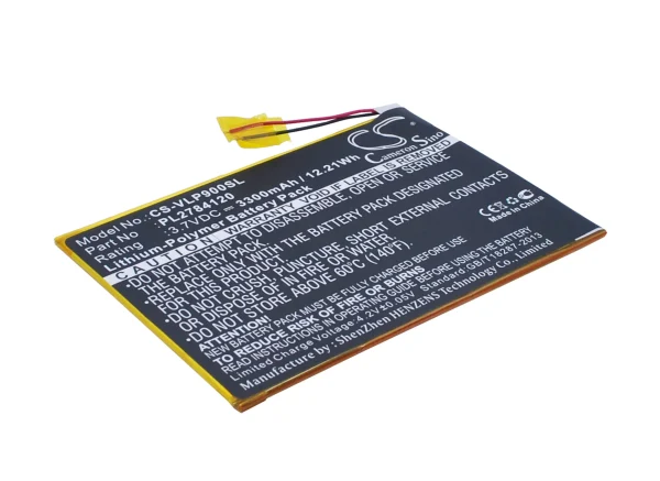 Visual Land ME-9Q, Prestige Elite 9Q 9" Replacement Battery 3300mAh / 12.21Wh - Image 2