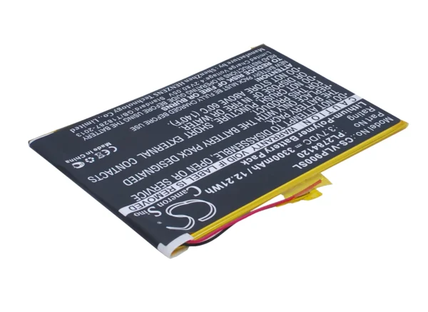 Visual Land ME-9Q, Prestige Elite 9Q 9" Replacement Battery 3300mAh / 12.21Wh - Image 3