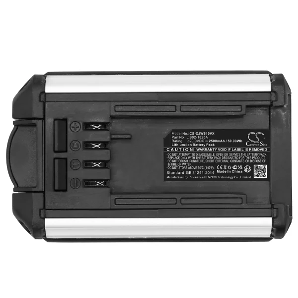 Jimmy JW31 Series Replacement Battery 2500mAh / 50.00Wh