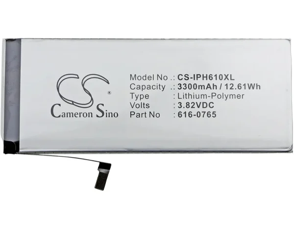 Apple A1522, A1524, A1593, iPhone 6 5.5, iPhone 6 Plus Series Replacement Battery 3300mAh / 12.61Wh - Image 5