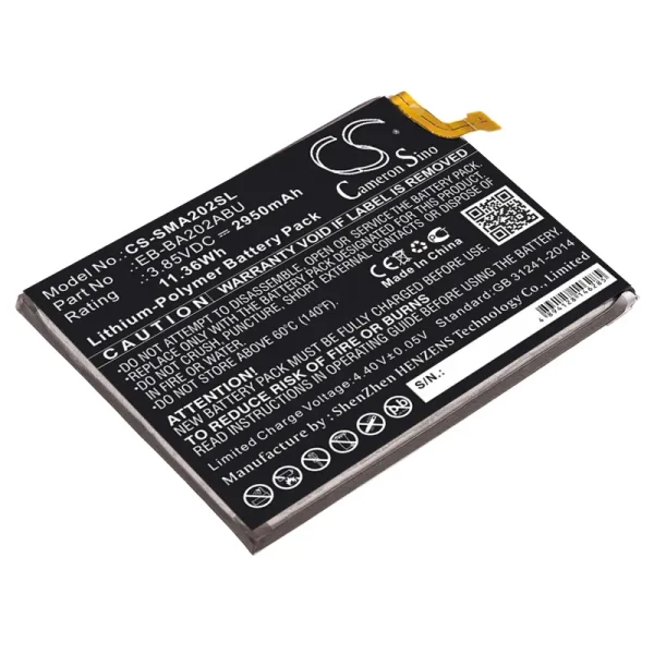 Samsung Galaxy A10e, Galaxy A10e 2019, Galaxy A20e, SM-A102, SM-A102N Series Replacement Battery 2950mAh / 11.36Wh - Image 4