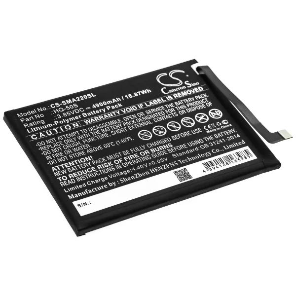 Samsung Galaxy A02, Galaxy A02 2021, SM-A022F, SM-A022F/DS, SM-A022G/DS Series Replacement Battery 4900mAh / 18.87Wh - Image 3