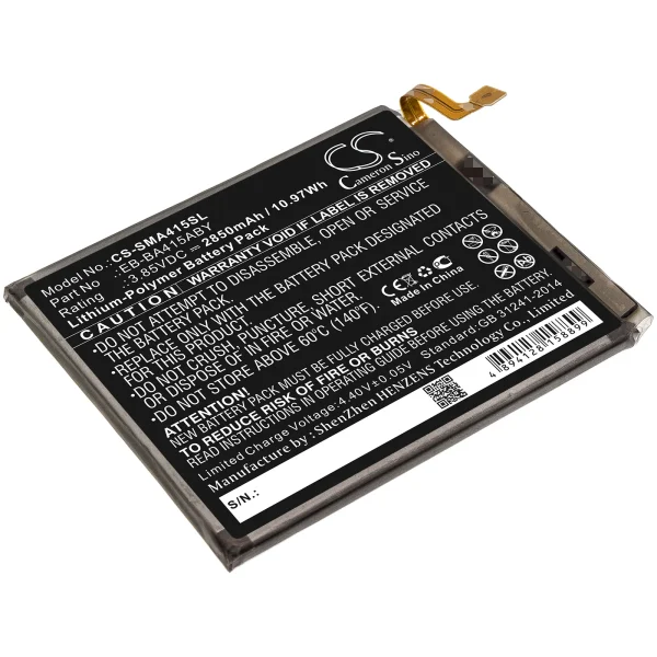 Samsung Galaxy A41 2020, SC-41A, SCV48, SM-A415, SM-A415D Series Replacement Battery 2850mAh / 10.97Wh - Image 4