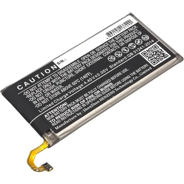 Samsung Galaxy A8 2018, Galaxy A8 2018 TD-LTE, SM-A530, SM-A530F, SM-A530F/DS Series Replacement Battery 3000mAh / 11.55Wh - Image 2