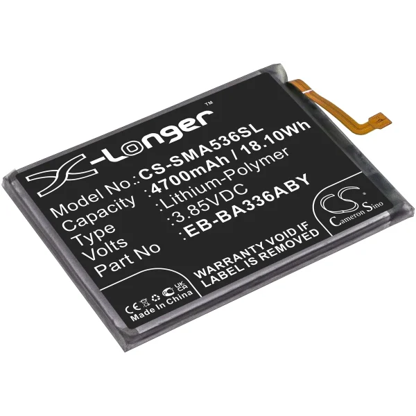 Samsung Galaxy A53 5G 2022, SM-A5360, SM-A536A, SM-A536B/DS, SM-A536E Series Replacement Battery 4700mAh / 18.10Wh - Image 2