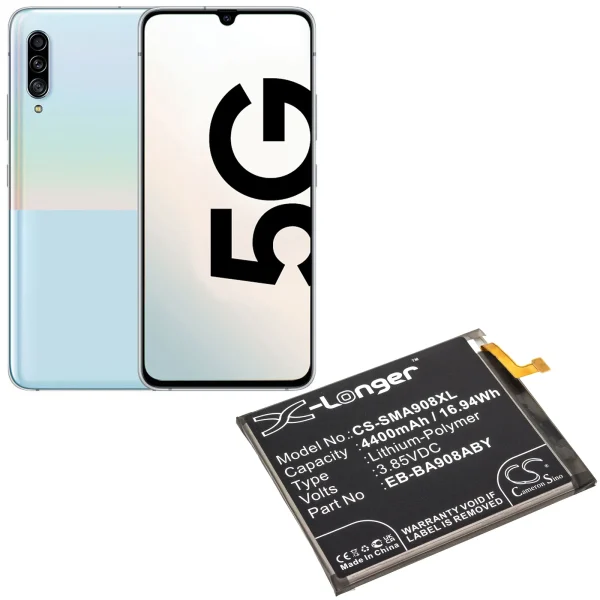 Samsung Galaxy A90 5G, SM-A908, SM-A9080, SM-A908B, SM-A908F Series Replacement Battery 4400mAh / 16.94Wh - Image 2