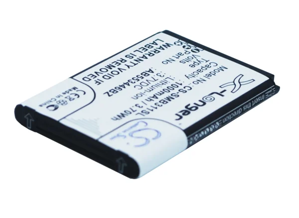 Samsung Gusto 3, SM-B311, SM-B311B, SM-B311V, SMB311VZPP Series Replacement Battery 1000mAh / 3.70Wh - Image 2