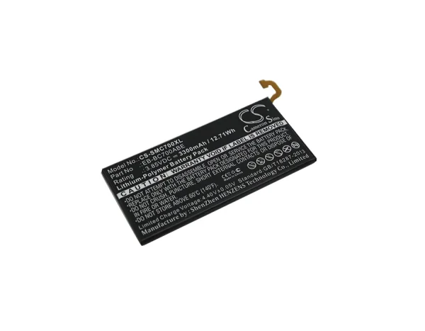 Samsung Galaxy C7, Galaxy C7 Duos, Galaxy C7 Pro Duos, Galaxy C7 Pro Duos TD-LTE, SM-C7000 Series Replacement Battery 3300mAh / 12.71Wh - Image 4