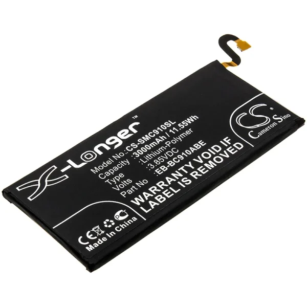 Samsung Galaxy C10 Pro, Galaxy C910, SM-C9100 Series Replacement Battery 3000mAh / 11.55Wh - Image 3