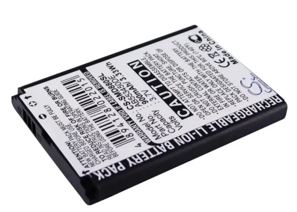 Samsung GT-B5702C, GT-B5712C, SGH-D880, SGH-D880i, SGH-D888 Series Replacement Battery 900mAh / 3.33Wh - Image 2