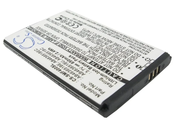 Samsung Blade, Chart, Chat 322, Emporio Armani, Genio Qwerty Series Replacement Battery 650mAh / 2.41Wh - Image 4