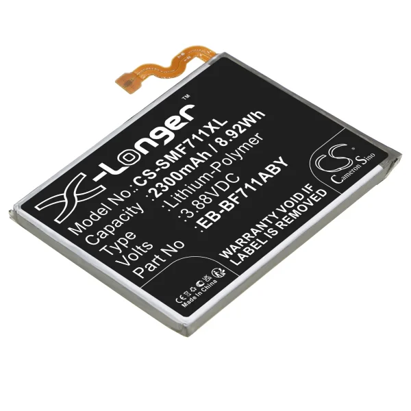 Samsung Galaxy Z Flip 3, M-F711R4, SM-F7110, SM-F711B, SM-F711D Series Replacement Battery 2300mAh / 8.92Wh - Image 2