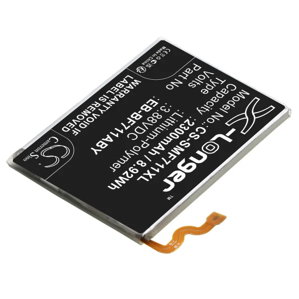 Samsung Galaxy Z Flip 3, M-F711R4, SM-F7110, SM-F711B, SM-F711D Series Replacement Battery 2300mAh / 8.92Wh - Image 3