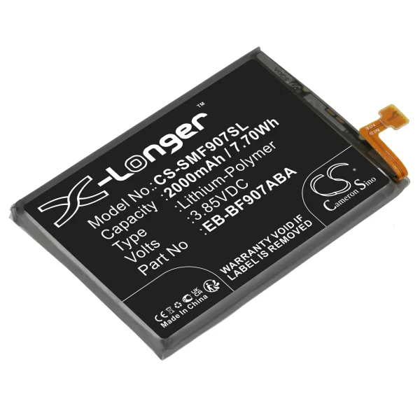 Samsung Galaxy Fold 5G, SM-F907B, SM-F907N Series Replacement Battery 2000mAh / 7.70Wh - Image 3