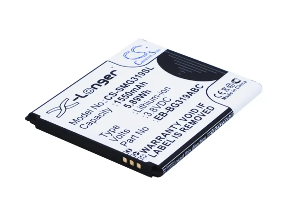 Samsung Galaxy Ace 4 CDMA, Galaxy Ace 4 LTE, SM-G310A, SM-G310AZ, SM-G3139D Series Replacement Battery 1550mAh / 5.89Wh - Image 5