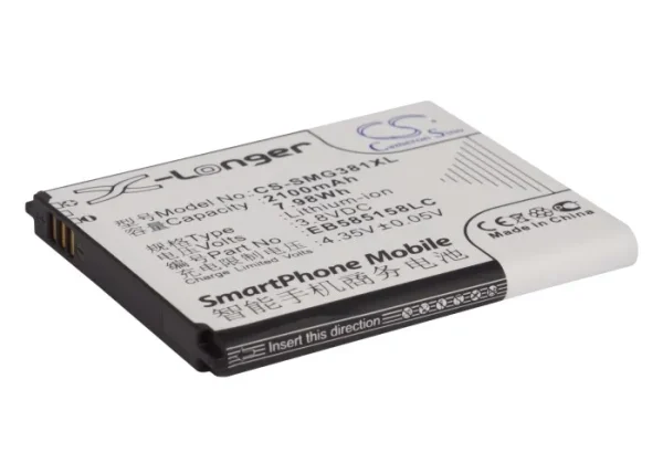 Samsung Galaxy Win Pro, SM-G3812, SM-G3818, SM-G3819, SM-G3819d Series Replacement Battery 2100mAh / 7.98Wh - Image 2