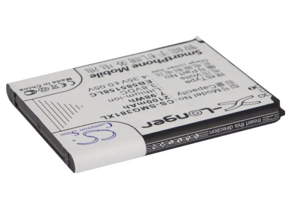 Samsung Galaxy Win Pro, SM-G3812, SM-G3818, SM-G3819, SM-G3819d Series Replacement Battery 2100mAh / 7.98Wh - Image 4