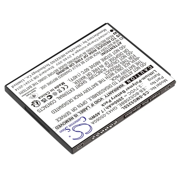 Samsung Galaxy XCover 5, Galaxy XCover 5 2021, M-G525N, SM-G525F, SM-G525F/DS Series Replacement Battery 2000mAh / 7.40Wh - Image 3