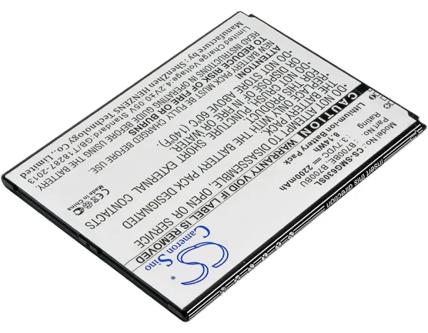 Samsung Galaxy Mega 6.3, Galaxy Mega 6.3 Duos, Galaxy Mega 6.3 LTE, Galaxy Mega 6.3 LTE 8GB, Galaxy Mega 7.0 Series Replacement Battery 2200mAh / 8.14Wh - Image 5