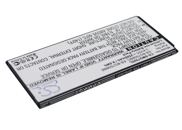 Samsung Galaxy Mega 2, Galaxy Mega 2 Duos, Galaxy Mega 2 LTE, SM-G750, SM-G7508 Series Replacement Battery 2500mAh / 9.5Wh - Image 4