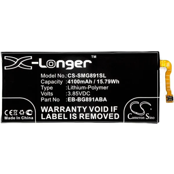 Samsung Galaxy S7 Active, SM-G891, SM-G891A Series Replacement Battery 4100mAh / 15.79Wh