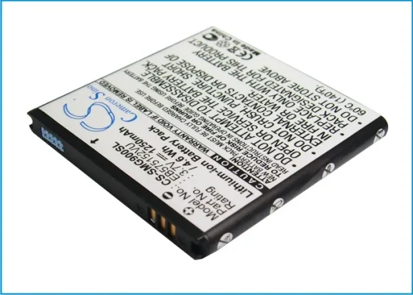 Samsung Captivate Glide, Captivate I897, Cetus, Cetus i917, Cetus SGH-i917 Series Replacement Battery 1250mAh/4.63Wh - Image 2