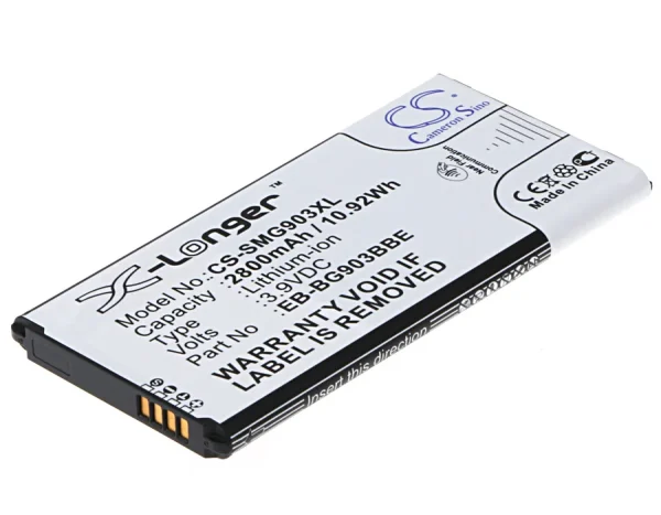 Samsung Galaxy S5 Neo, Galaxy S5 Neo Duos, Galaxy S5 Neo Duos LTE-A, Galaxy S5 Neo LTE-A, SM-G903F Series Replacement Battery 2800mAh / 10.92Wh - Image 3