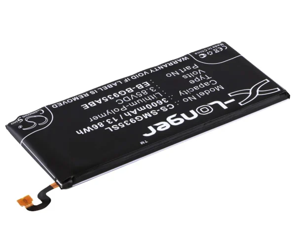 Samsung Galaxy S7 Edge, Galaxy S7 Edge XLTE, Hero 2, SC-02H, SCV33 Series Replacement Battery 3600mAh / 13.86Wh - Image 4