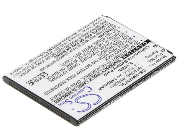 Samsung Galaxy S4 Mini, Galaxy S4 Mini Duos, Galaxy S4 Mini LTE, GT-I9190, GT-I9192 Series Replacement Battery 1400mAh/5.18Wh - Image 4