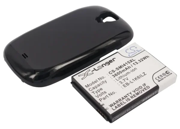 Samsung Galaxy S Relay 4G, SCH-i415, SCH-I415SAAVZW, Stratosphere II, Series Replacement Battery 3600mAh/13.32Wh