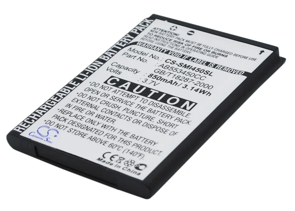 Samsung SGH-i450, SGH-i458 Series Replacement Battery 850mAh - Image 2