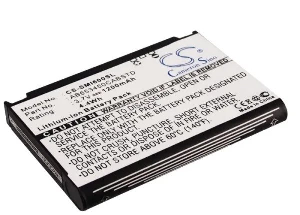 Samsung ACCESS A827, ACE I325, BlackJack, ETERNITY A867, GT-C6620 Series Replacement Battery 1200mAh - Image 2