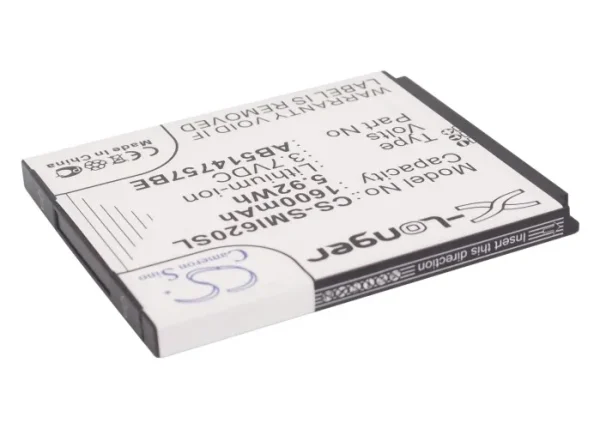 Samsung SGH-i620, SGH-i640, SGH-i640v Series Replacement Battery 1600mAh / 5.92Wh - Image 3