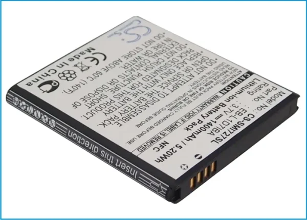 Samsung Galaxy S Hercules, Galaxy S II X, GT-i9105P, Hercules, SGH-I727 Series Replacement Battery 1400mAh / 5.18Wh - Image 5