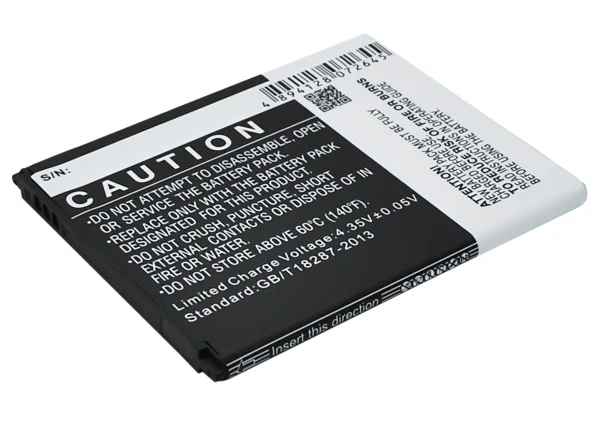 Samsung Galaxy Duos, Galaxy Style Duos, GT-I8262D, GT-I8268, SCH-i829 Series Replacement Battery 1700mAh / 6.46Wh - Image 2