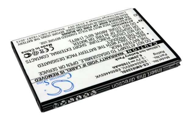 Samsung A8, Acclaim R880, Admire S, Apollo, Apollo 580 Series Replacement Battery 1700mAh / 6.29Wh - Image 4