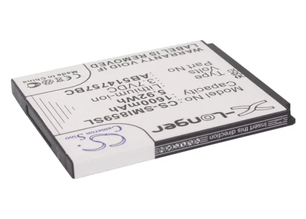 Samsung SCH-i859, SGH-I728A, SGH-I740 Series Replacement Battery 1600mAh/5.92Wh - Image 2