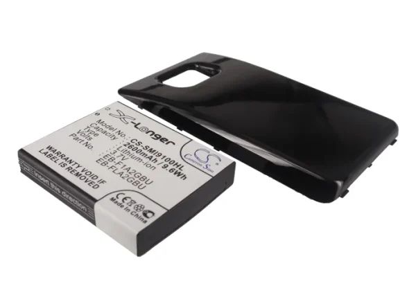 Samsung Galaxy S II, Galaxy S2, GT-I9100 Series Replacement Battery 2600mAh/9.62Wh - Image 2