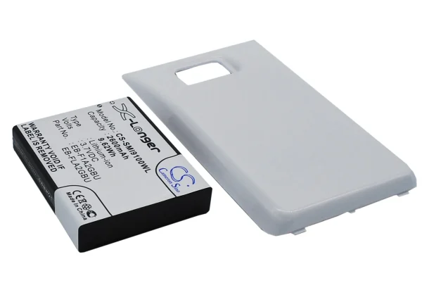 Samsung Galaxy S II, Galaxy S2, GT-I9100 Series Replacement Battery 2600mAh/9.62Wh - Image 3