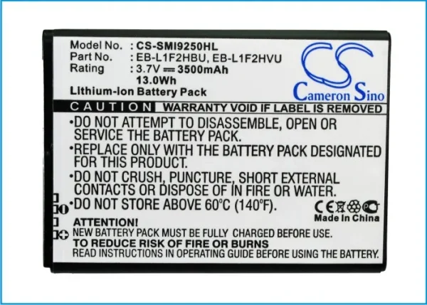 Samsung Galaxy Nexus, GT-i9250, Nexus Prime Series Replacement Battery 3500mAh/12.95Wh