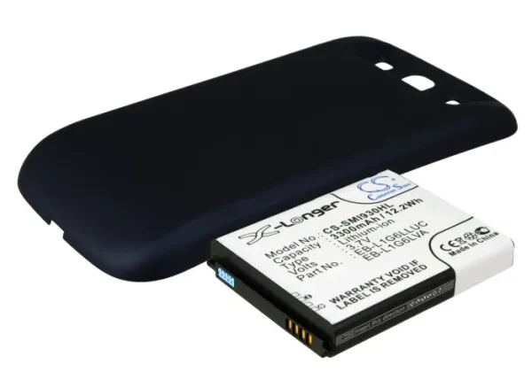 Samsung Galaxy S3, Galaxy SIII, GT-I9300, GT-I9308, SGH-T999V Series Replacement Battery 3300mAh/12.2Wh - Image 5