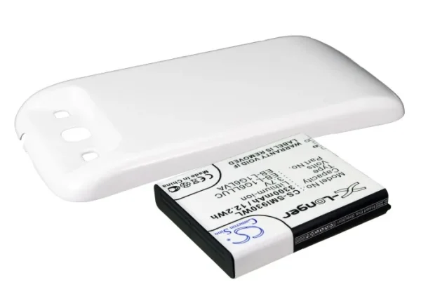 Samsung Galaxy S3, Galaxy SIII, GT-I9300, GT-I9308, SGH-T999V Series Replacement Battery 3300mAh/12.2Wh - Image 3